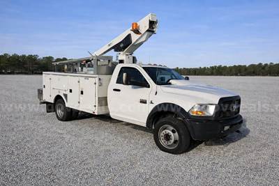 2012 Dodge Ram 4500 Versalift  Bucket Boom truck Diesel Cummins engine