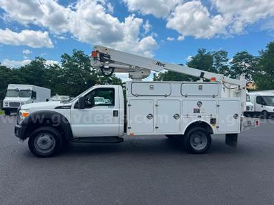 2012 FORD F450 SERVICE BODY WITH AERIAL BUCKET