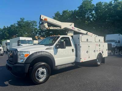 2016 FORD F450 SERVICE BODY WITH AERIAL BUCKET
