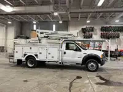 2007 Ford F-550 Arial Bucket Truck, 4WD