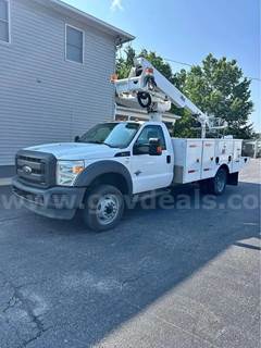 2016 FORD F-550 CABLE PLACING BUCKET TRUCK