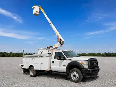 2015 Ford F-550 Boom/Bucket Diesel reads 58k miles