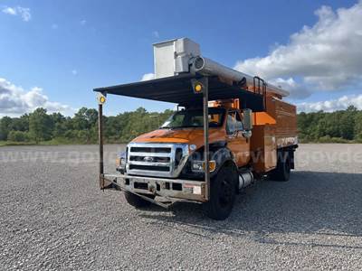 2015 Ford F-750 Altec LR756, 61 ft, Over-Center Forestry Bucket Truck Reads 58K Miles