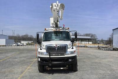 2014 International 4400 Altec L42P  Over-Center Bucket Boom Truck