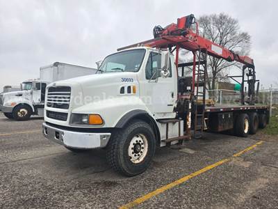 Fassi F230SE Articulating Boom Mtd on 2000 Sterling LT9513 Tri/A Boom Truck