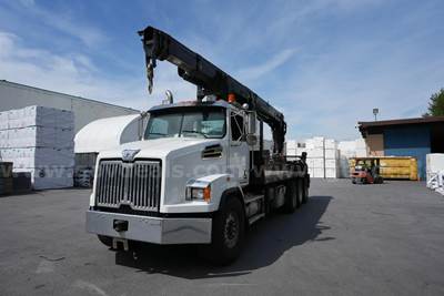 HIAB XS 435K-2-4 Hipro Mtd on 2016 Western Star 4700 SBA 8x6 Tri/A Boom Truck