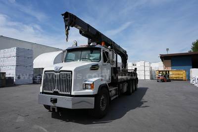 HIAB XS 435K-2-4 Hipro Mtd on 2016 Western Star 4700 SBA 8x6 Tri/A Boom Truck
