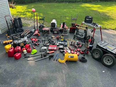 Contractor Equipment & Tool Lot   SEE LIST!!!