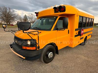 2014 Chevrolet Express 3500 SHUTTLE SCHOOL BUS