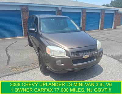 2008 Chevrolet Uplander LS Extended Sports Van 3.9L V6 FFV 1 OWNER CARFAX 77,000 Miles !!!