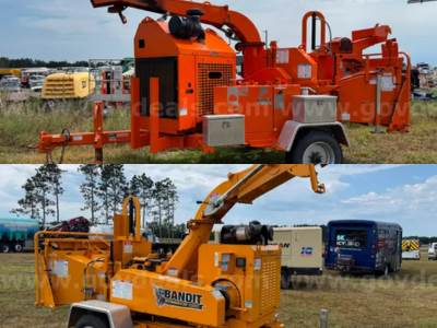 2 Lots: 2021 & 2022 Bandit Chip Trailer