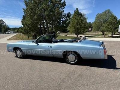 1975 Cadillac Eldorado convertible, 54k miles, runs and drives