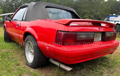 1992 FORD MUSTANG LX 5.O CONVERTIBLE ‘ FEATURE CAR ‘ PROJECT CAR MARTI REPORT CAR FAX TITLE