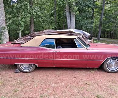 1968 CADILLAC DEVILLE CONVERTIBLE RUNNING DRIVING HIGH OPTION PROJECT CAR