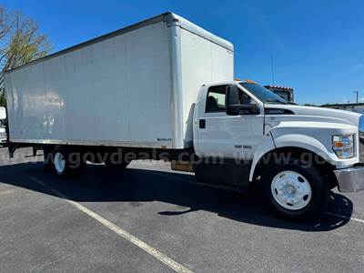 2019 FORD F650, GAS, 26 BOX TRUCK, NON-CDL