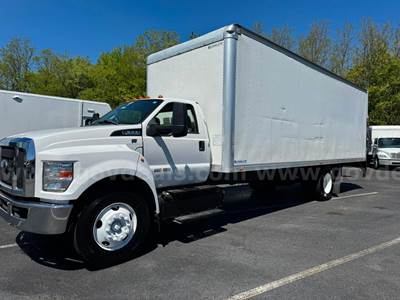 2019 FORD F650, GAS, 26 BOX TRUCK, NON-CDL