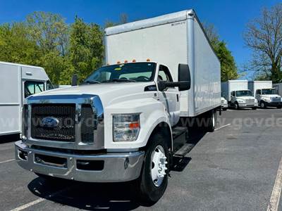 2019 FORD F650, GAS, 26 BOX TRUCK, NON-CDL