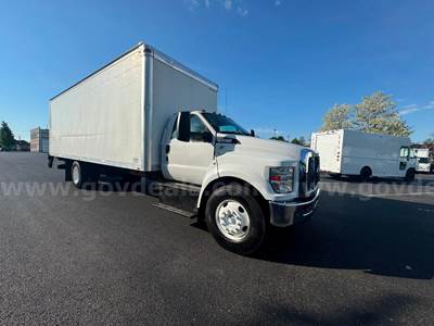 2017 FORD F650, 26 BOX TRUCK (NON-CDL)