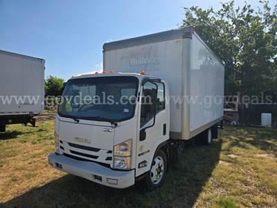 2018 Isuzu NRR S/A Box Truck-Inoperable