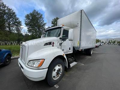 2015 Kenworth T370 S/A Curtain Side Box Truck -Inoperable