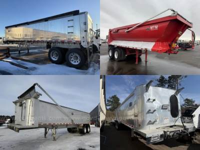 6 Lots: Variety of Dump Trailers