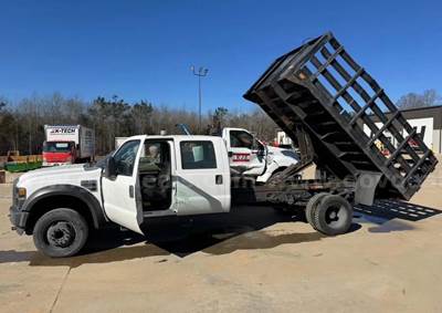 2010 Ford F550 Stake Body Dump Truck