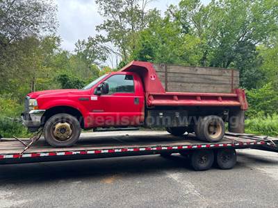 2003 Ford F-550 4x4 Diesel Dump Truck