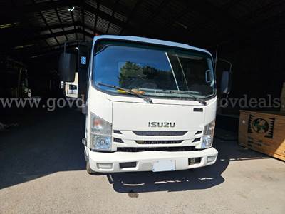 2016 Isuzu NPR 18ft Flatbed Dump