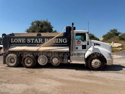 2016 Kenworth T400 Dump Truck Overload Axles
