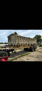 1968 fruehauf end dump trailer