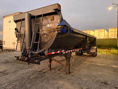 1992 Fruehauf End Dump Trailer