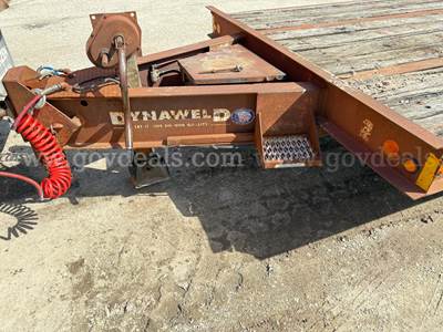 1996 Dynaweld 8ft X 20ft 10,000 lb T/A Equipment Trailer