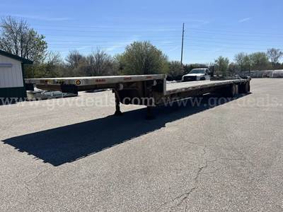 2004 Utility Trailer Manufacturer Spread Axle Step Deck Trailer