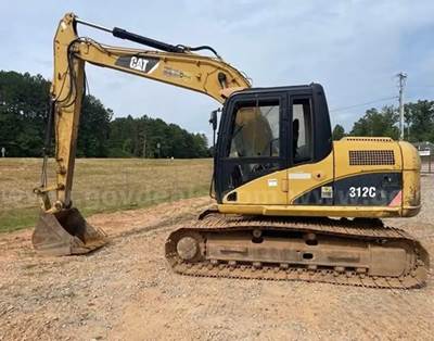 2008 CATERPILLAR 312CL  TRACKED EXCAVATOR.