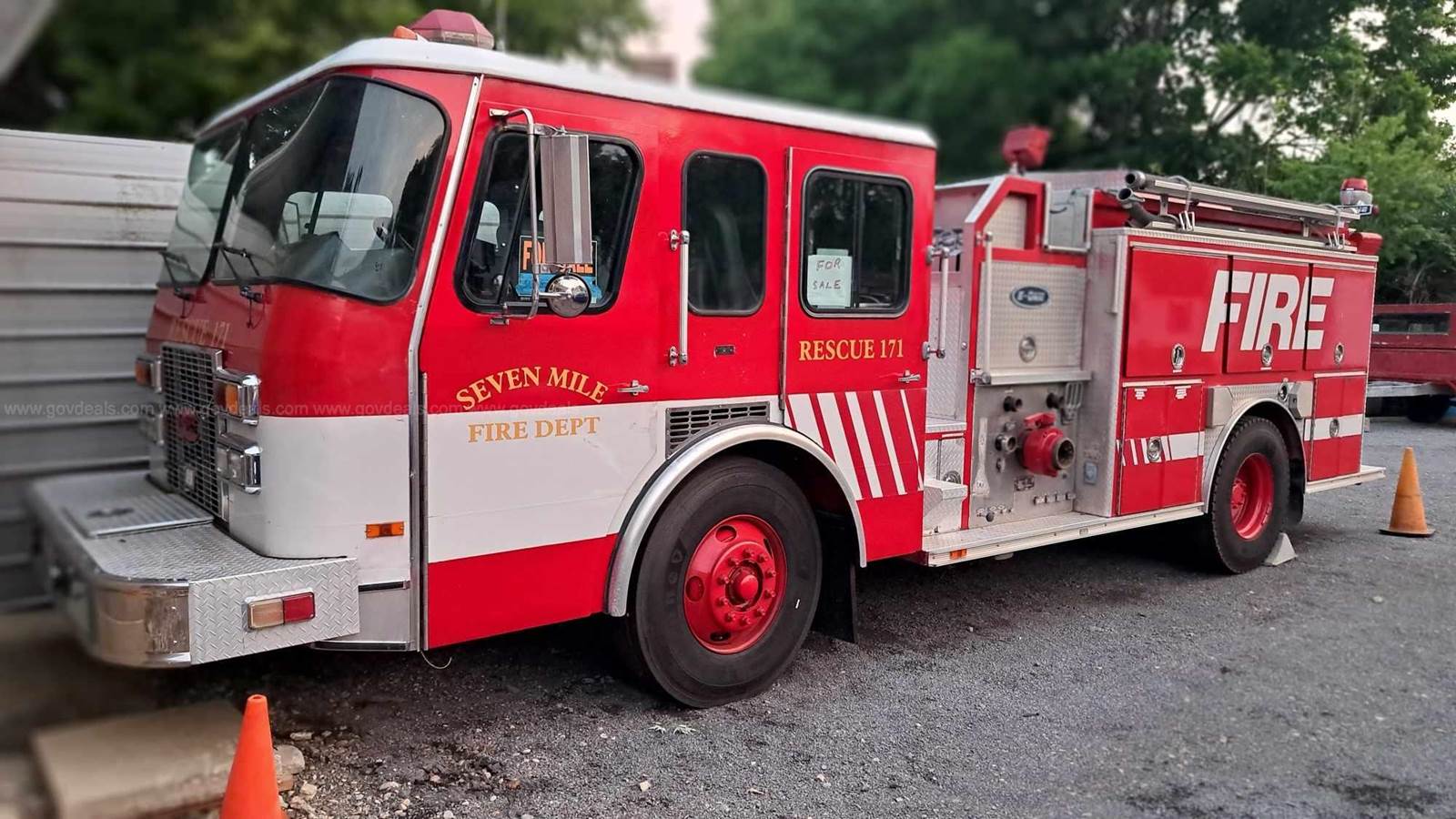 1992 EOne Fire Truck For Sale, 140,436 Miles Seven Mile, OH 6334