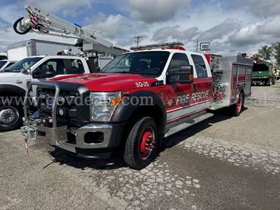 2013 Ford F-550 Rescue Mini Pumper Attack Truck