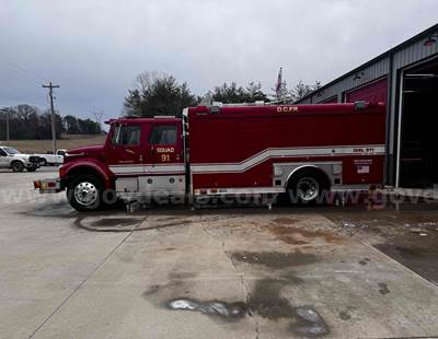 2002 International 4900 Fire Truck