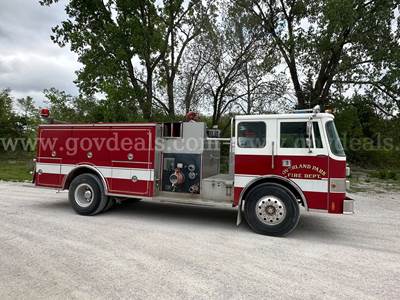1986 Pierce Dash Pumper Fire Engine Truck-WILL SHIP