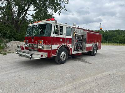 1991 Pierce Dash Pumper Fire Truck 1250/500 Cat V8 Power-WILL SHIP