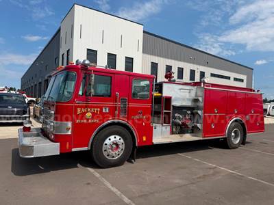 1988 PIERCE LANCE PUMPER FIRE TRUCK