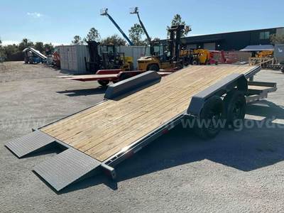 2026 DELTA TILT 20FT EQUIPMENT TRAILER; TANDEM AXLE,ELECTRIC BRAKES