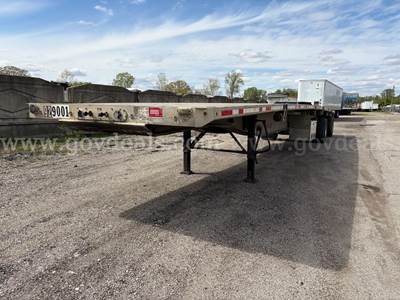 2008 Fontaine PAFTW-5-8048-WSWT 48 ft T/A Spread Axle Flatbed Trailer