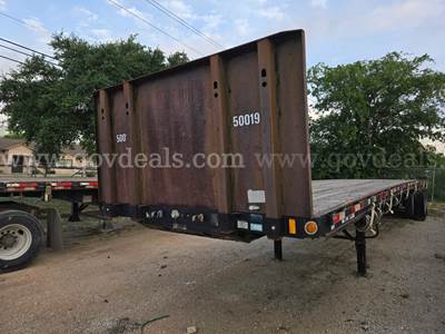 2014 Fontaine HAVSF12SST Sliding T/A Flatbed Trailer