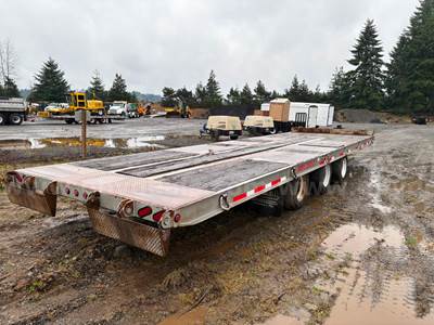 2010 Olympic Tilt Deck Flat Bed Trailer 3 axle, 30 ton