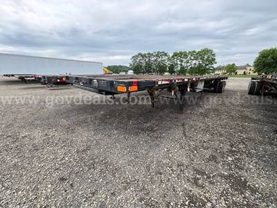2007 Transcraft TL-2000 48 Ft T/A Spread Axle Flatbed Trailer