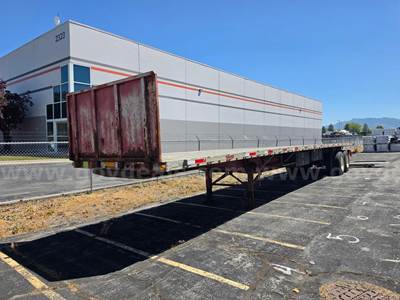 2003 Utility FS2CHA T/A Spread Axle Flatbed Trailer
