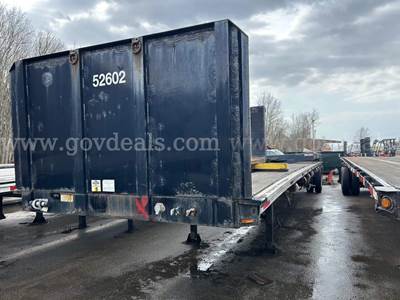 1998 Utility TS2CHE Sliding T/A Flatbed Trailer