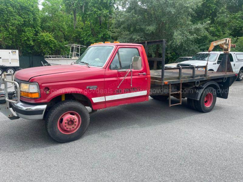 1996 Ford F450 SD Flatbed Truck For Sale Bluffton, SC 625524