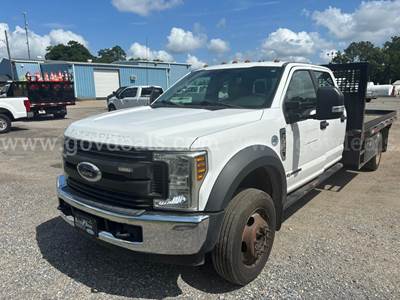 2019 Ford F-550 SD Crew Cab S/A Flatbed Dually