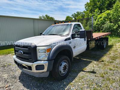 2013 Ford F550 SD 4x4 Flatbed Dump Dually